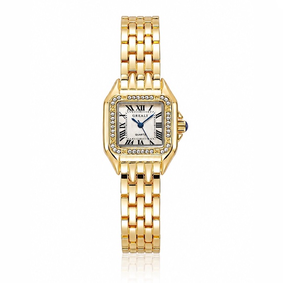 Anthropologie Accessories - Gold Women's Bracelet Watch - Classic Roman Dial
